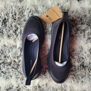 Cole Haan Women's Black Slip-On Shoes